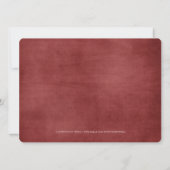 Ontwerp 1 van de kerstfeestdag-partijuitnodiging kaart (Achterkant)