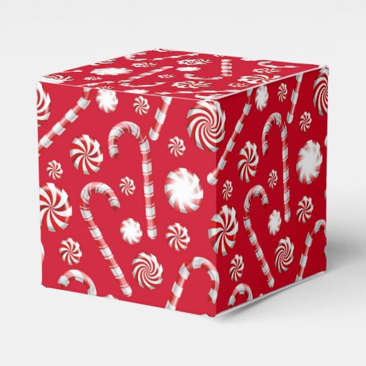 Ontwerp 1 van de Peppermint-specerijreeks Bedankdoosjes (Voorkant Zijde)