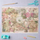 Ontwerp 1 van de Victoriaans Shabby Chic-reeks Tissuepapier (Craft)