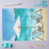 Ontwerp 1 van de waterverf Saacapes Reeks Tissuepapier (Craft)