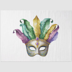 Ontwerp 21 van de Maskerreeks van Mardi Gras Tissuepapier