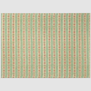 Ontwerp 2 van de 1950 Vintage-kerstreeks Tissuepapier