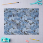 Ontwerp 2 van de blauwe bijenreeks tissuepapier (Craft)