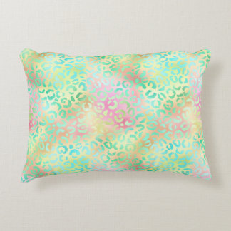 Ontwerp 2 van de Iridescent Leopard-reeks Accent Kussen