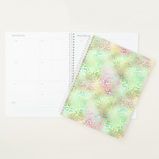 Ontwerp 2 van de Iridescent Leopard-reeks Planner (Display)