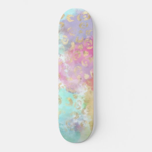 Ontwerp 2 van de Leopard-schilderreeks Skateboard (Voorkant)