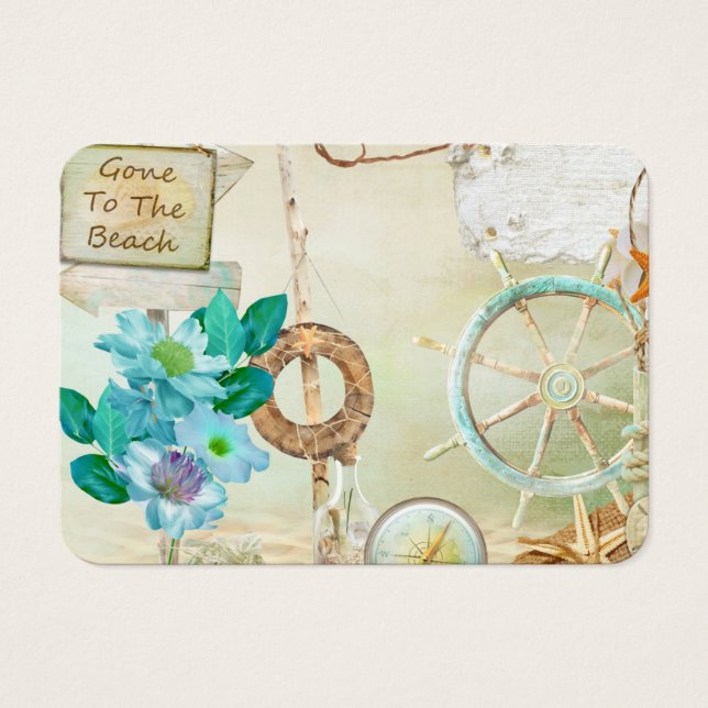 Ontwerp 2 van de Nautische Reeks Visitekaartje (Voorkant)