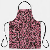 Ontwerp 2 van de roze en goudluipaard schort (Voorkant)