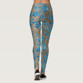 Ontwerp 3 van de Blue Velvet-reeks Leggings (Achterkant)