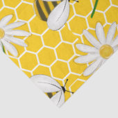 Ontwerp 3 van de "Bumble Bee and Honey Series" Tissuepapier (Detail)