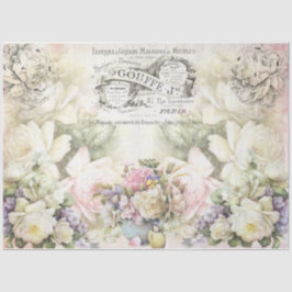 Ontwerp 3 van de grafische Collage van Shabby Chic Tissuepapier