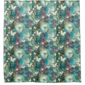 Ontwerp 3 van de Mytical Butterfly-reeks Douchegordijn (Voorkant)