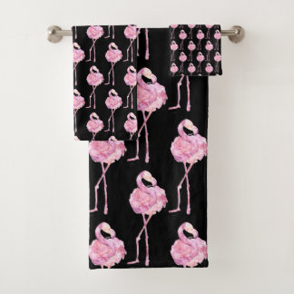 Ontwerp 3 van de Reeks van de Flamingo van de Tend Bad Handdoek