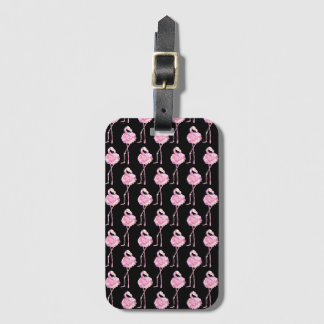 Ontwerp 3 van de Reeks van de Flamingo van de Tend Bagagelabel