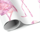 Ontwerp 3 van de Reeks van de Flamingo van de Tend Cadeaupapier (Rol Hoek)