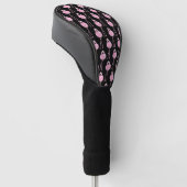 Ontwerp 3 van de Reeks van de Flamingo van de Tend Golfheadcover (Schuin)