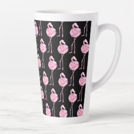 Ontwerp 3 van de Reeks van de Flamingo van de Tend Latte Mok