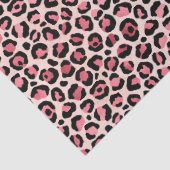 Ontwerp 3 van de roze en Gold Leopard-reeks Tissuepapier (Detail)