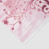 Ontwerp 3 van de roze waterkleurige kerstserie 3 tissuepapier (Detail)