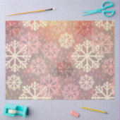 Ontwerp 3 van de Roze Wintergrunge reeks Tissuepapier (Craft)