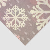 Ontwerp 3 van de Roze Wintergrunge reeks Tissuepapier (Detail)