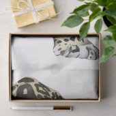 Ontwerp 3 van de Wilde Kattenreeks Tissuepapier (Geschenk)