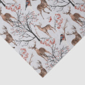 Ontwerp 3 van de Winterbos Reeks Tissuepapier (Detail)