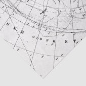 Ontwerp 3 van de zwarte en witte digitale kaartree tissuepapier (Detail)