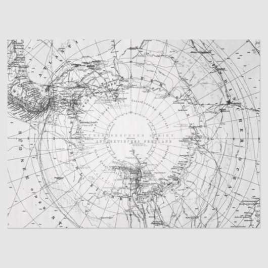 Ontwerp 3 van de zwarte en witte digitale kaartree tissuepapier (Voorkant)