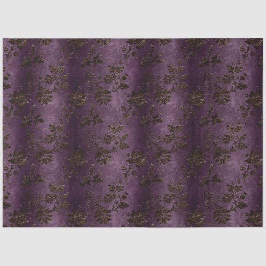 Ontwerp 4 van de Bronze Velvet-reeks Tissuepapier (Voorkant)