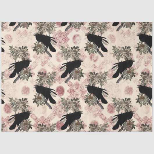 Ontwerp 4 van de Gothic Countenance Series Tissuepapier (Voorkant)