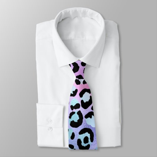 Ontwerp 4 van de Iridescent Leopard-reeks Stropdas (Gebonden)