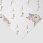 Ontwerp 4 van de Pasen van de Bunny Tissuepapier (Detail)