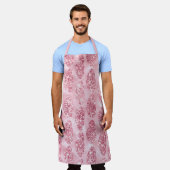 Ontwerp 4 van de roze Safari reeks Schort (Gedragen)