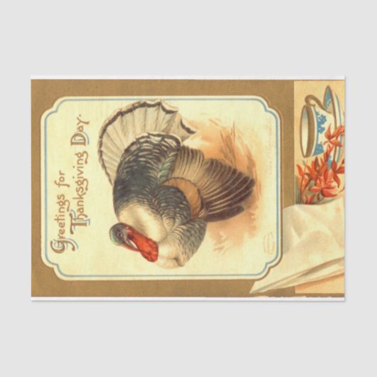 Ontwerp 4 van de  Thanksgiving van de Mix Reeks va Tissuepapier (Voorkant)