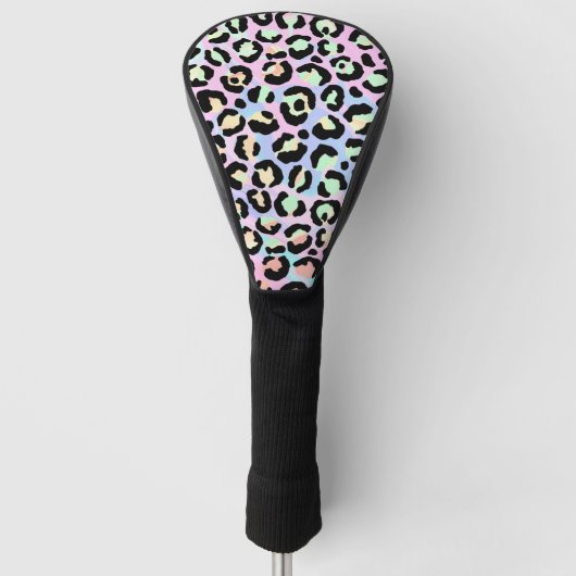 Ontwerp 5 van de Iridescent Leopard-reeks Golfheadcover (Voorkant)
