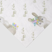 Ontwerp 5 van de Pasen van de Bunny Reeks Tissuepapier (Detail)