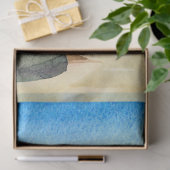 Ontwerp 5 van de Seascapes van de waterverf Tissuepapier (Geschenk)