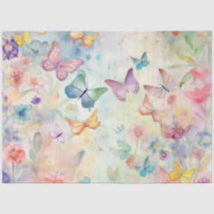 Ontwerp 5 van een Whimsical Butterfly Series Tissuepapier