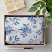 Ontwerp 6 van de blauwe Waterverf reeks Tissuepapier (Geschenk)