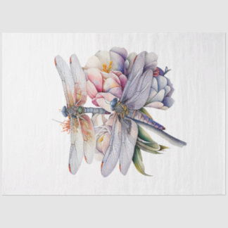 Ontwerp 6 van de Dragonfly-Waterverf Tissuepapier