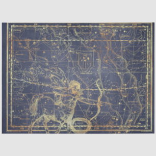 Ontwerp 6 van de Gold Star Map-reeks Tissuepapier