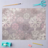 Ontwerp 7 van de Roze Wintergrunge reeks Tissuepapier (Craft)