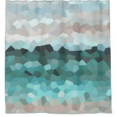 Ontwerp 86 watermozaïek douchegordijn (Voorkant)