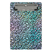 Ontwerp 8 van de Iridescent Leopard-reeks Mini Klembord (Voorkant)