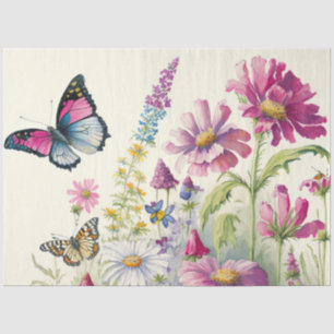 Ontwerp 9 van de Butterfly Garden-serie Tissuepapier