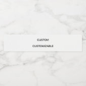 ONTWERP AANGEPASTE  LEGE SJABLOON WATERFLES ETIKET (Enkel label)