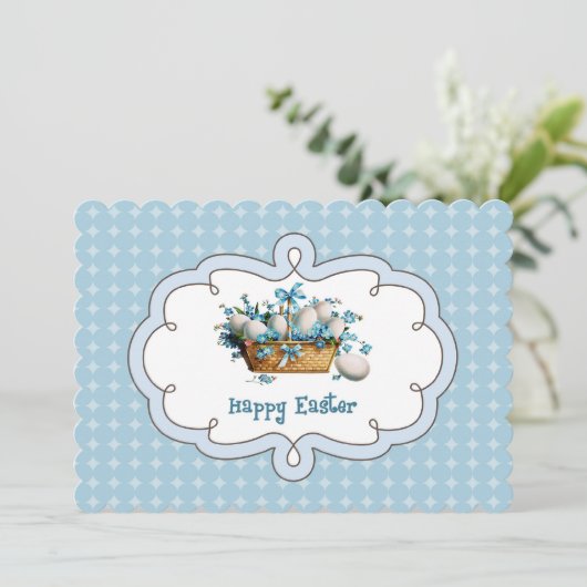 ontwerp Aangepaste paasbrunch Kaart (Staand voorkant)