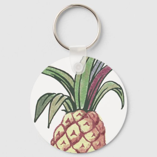 Ontwerp ananas sleutelhanger (Voorkant)