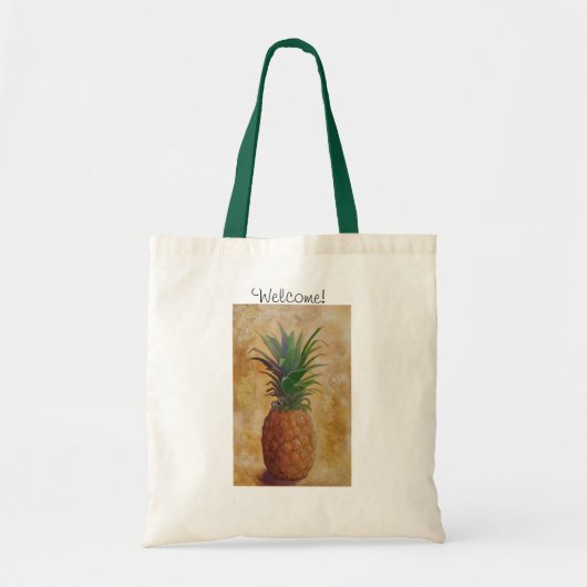 Ontwerp ananas tote bag (Voorkant)
